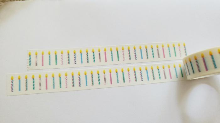 Washi Tape Kerzen